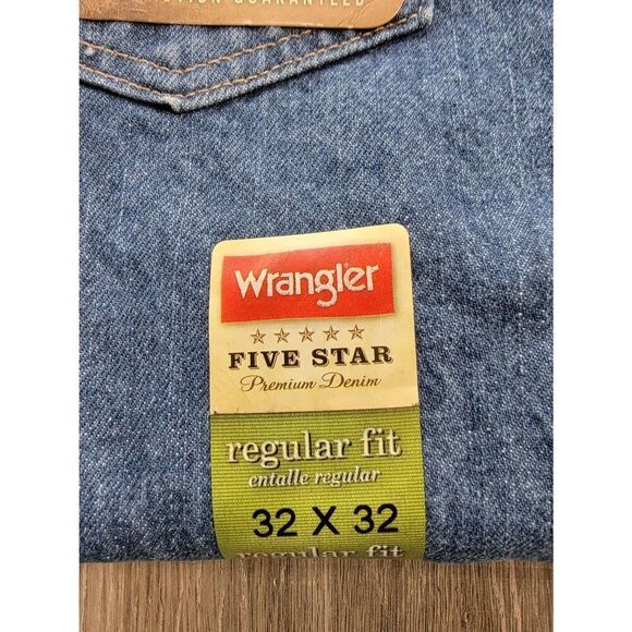 Wrangler five star premium denim regular fit 32x32 Mens - Picture 4 of 4